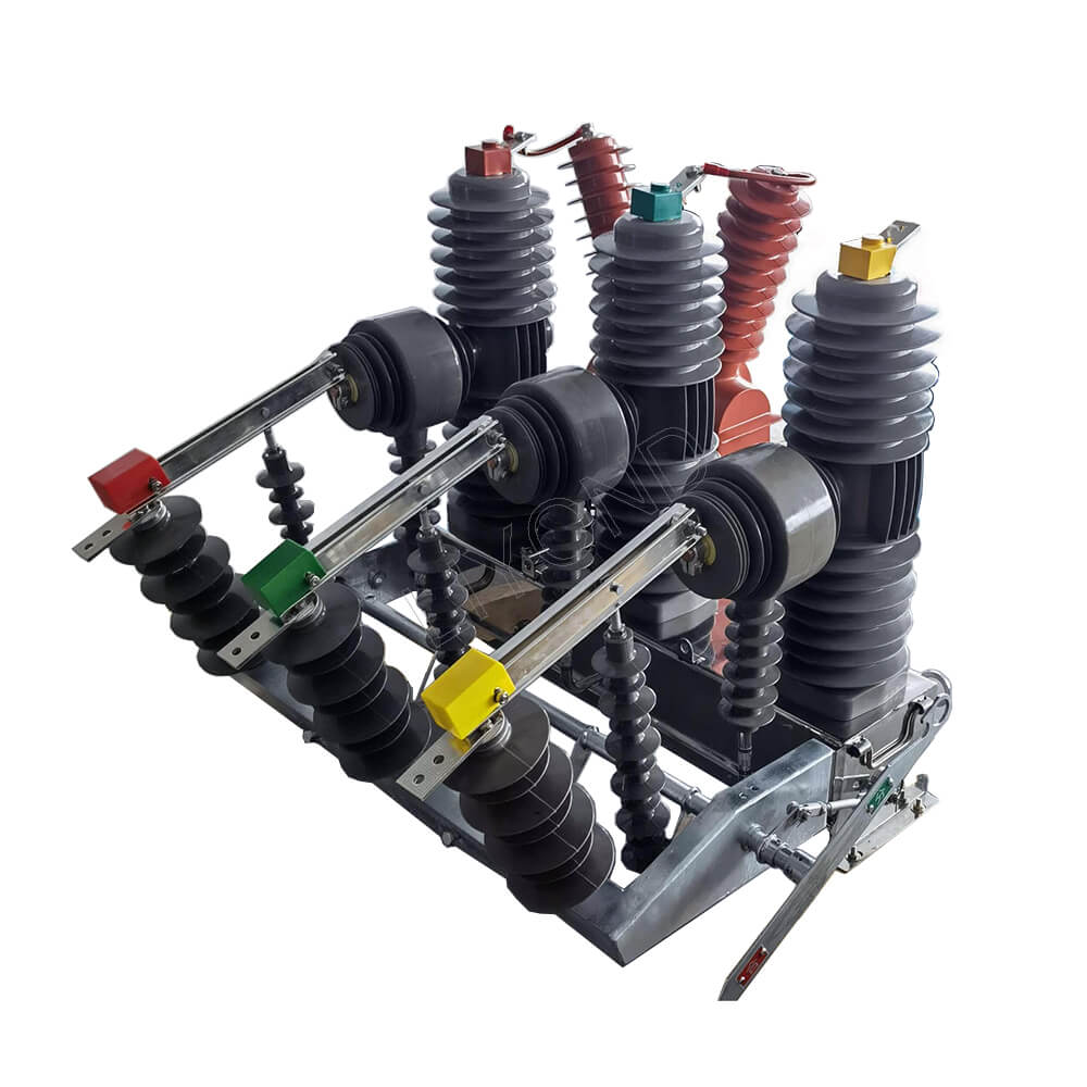 24KV आउटडोर हाई-वोल्टेज इंटेलिजेंट थ्री फेज पोल माउंटेड वैक्यूम सर्किट ब्रेकर ऑटो रेनक्लोसर
