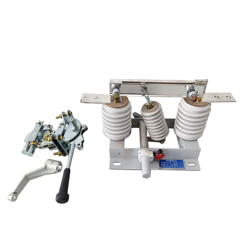 GN19-12 12KV 400A AC/DC सिंगल पोल आइसोलेशन स्विच ऑपरेटिंग मैकेनिज्म 11KV डिस्कनेक्टिंग स्विच आइसोलेटर के साथ